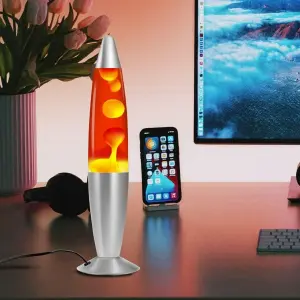 Lampara De Lava Decorativa Volcan De Cer