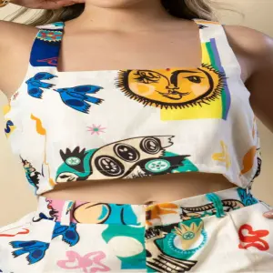 CONUJUNTO PANTALÓN Y BLUSA 4356