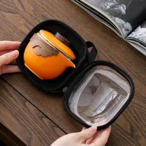 Juego De Té Portátil De Cerámica