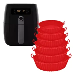 air fryer molde silicona x6