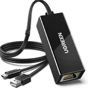 Adaptador Ethernet para TV Stick (Negro)