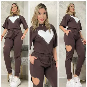 Conjunto corazón Jogger dama