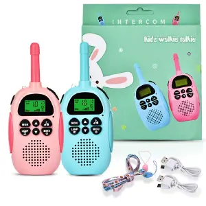 Juego de 2 piezas kids walkie talkie