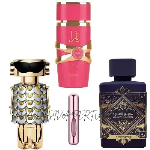 Yara candy+lattafa ameth+fame+perfumero