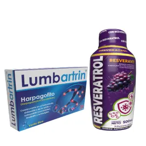 Lumbartrin y Resveratrol liqui con INVIM