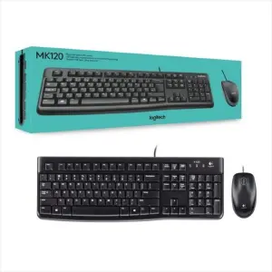 Combo teclado y mouse logitech MK- 120