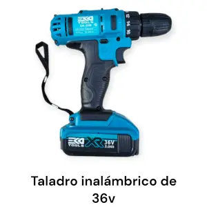 Taladro Inalámbrico 36V: ¡Potencia y Precisión en tus Manos! - Taladro inalámbrico  36V