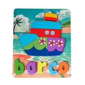 Rompecabezas Didáctico Multicolor Figura