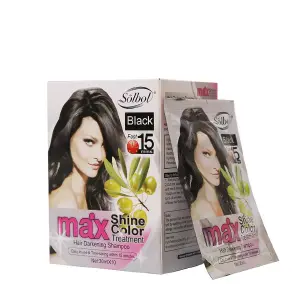 CAJA DE SHAMPOO NEGRO X10UND