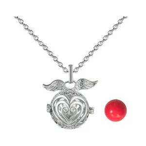 Collar Llamador De Angel Corazon Corazon