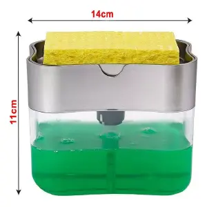 Dispensador De Jabon Líquido + Esponja