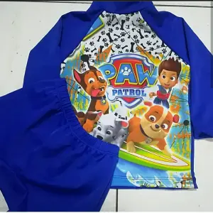 Traje de baño paw patrol azul niño