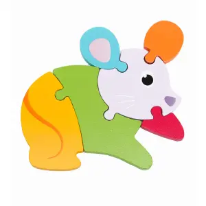 Rompecabezas En Madera Animales Juego