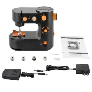 Maquina De Coser Hogar pedal NEGRA