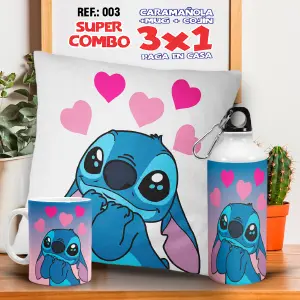 COMBO STITCH (COJIN+MUG+CARAMAÑOLA)