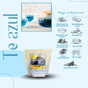 Té Azul con Ingredientes Naturales  ⚡