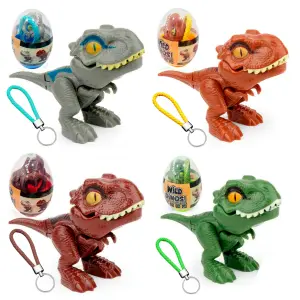 Dinosaurio Rex Gris Juguete Niño x 4 pcs