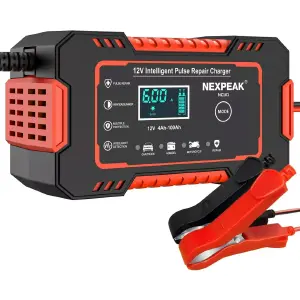 Cargador Inteligente Batería Carro Moto