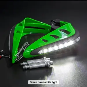 CORTAVIENTOS CON LUCES BLANCA: Ilumina tu camino con estilo - CORTA VIENTOS CON LUCES BLANCA