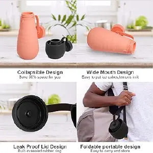 Termo Silicona Plegable 500ml
