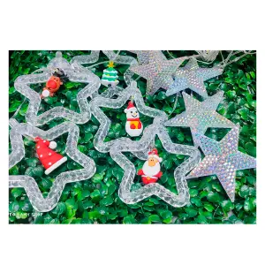 CORTINA LED ESTRELLA  TORNASOL FIGURAS