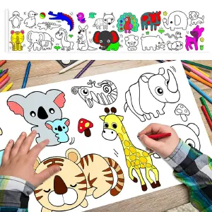 Rollo De Papel Para Colorear Niño300x30
