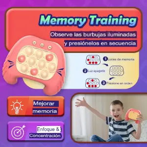 Juguete Sensorial Para Niños Quick Push