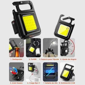 Combo x2 Mini Linterna Led Potente Bosil