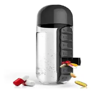 Pastillero Semanal Termo Botilito 600ml