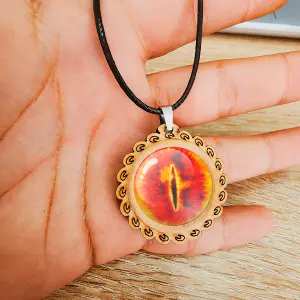 Collar Ojo De Sauro Señor De Los Anillos