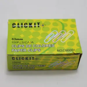 CLIPS COLORES CLICKIT X 100 UND