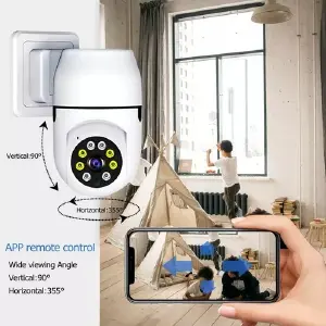 Cámara Ip Wifi 1080p Hd De Interiores