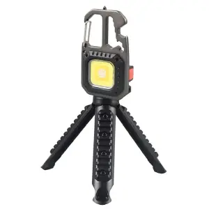 Linterna LED portátil con soporte