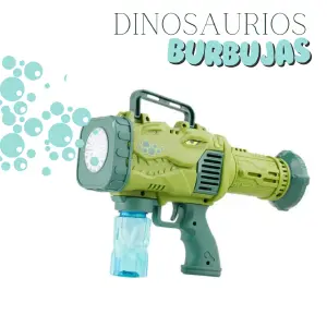 PISTOLA Burbujas De Dinosaurio