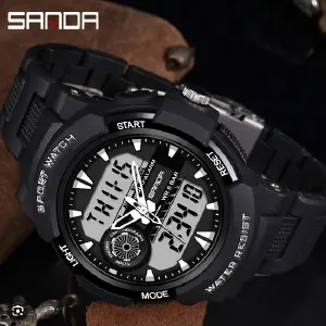 RELOJ SANDA 6002 ORIGINAL  EN CAJA METAL