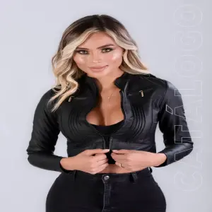 La chaqueta en cuerina Torero (Negra)