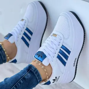 Adidas Diamond Blanco Azul Dama