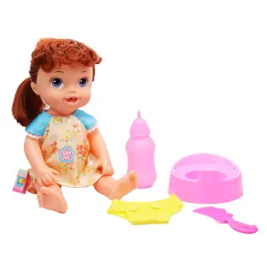 Muñeca Bebé Tetero Accesorios Bacinilla