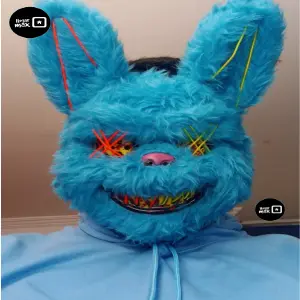 Mascara led Halloween oso y conejo l