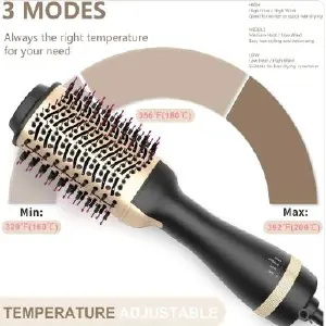 CEPILLO SECADOR VOLUMINIZADOR KERATIN 3D