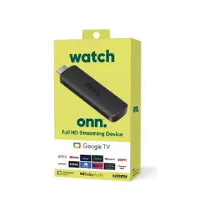 Onn 2k FHD Streaming Stick Con Google TV