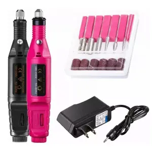 Kit Pulidor De Uñas Eléctrico Usb Lima A