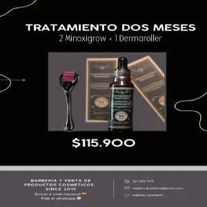 COMBO MINOXIGROW X 2 + DERMAROLLER X1
