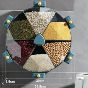 Dispensador de Alimentos Giratorio 6 Com