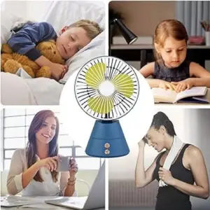 Ventilador De Escritorio Usb Cabezal Cir