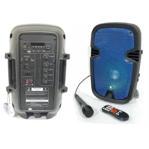Parlante Micrófono Bluetooth 8"