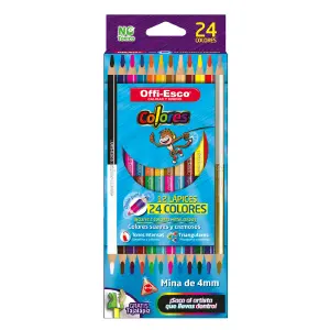 Caja Lapices X12 Doble Punta 24 OffiEsco