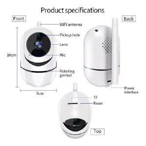 Camara De Seguridad Ip Wifi Robotica 360