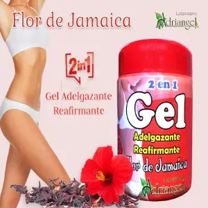 Gel de Flor de Jamaica 2 en 1 Reafirma y
