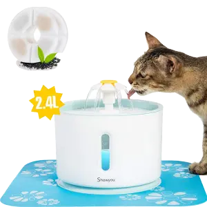 FUENTE DE AGUA ELÉCTRICA PARA GATOS TIPO FLOR: ¡El Bebedero Perfecto! - FUENTE AGUA ELECTRICA GATO TIPO FLOR